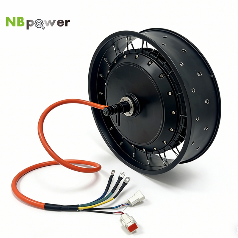 72V 8000W Brushless Hub Motor - NBpower/QS 273 40H 48-96В Номинальное напряжение