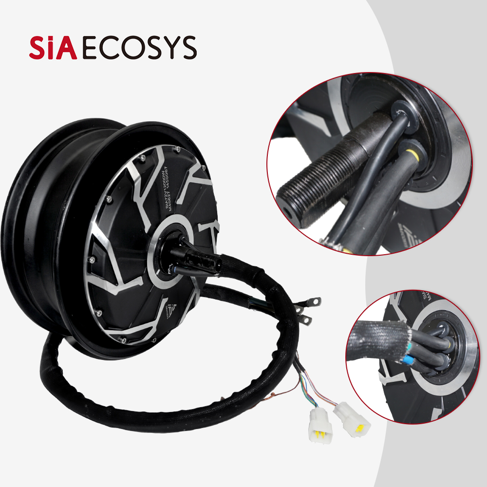 QSMOTOR 12-дюймовый высокоскор – обзор и цена 12000W Electric Motorcycle Hub Motor